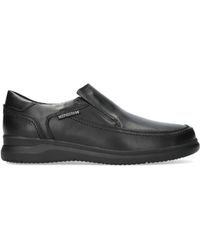 Mephisto - Schwarzer Slip-On Mokassin Aus Weichem Leder - Lyst