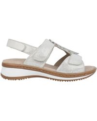 Ara - Schoenen ,Wit ,Suède Witte Damessandaal Voor De Zomer - Lyst
