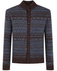 Ballantyne - Truien & Vesten ,Veelkleurig ,Comfortabele Gebreide Vest - Lyst