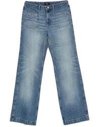 A.P.C. - Wide Jeans - Lyst