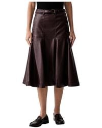 Silvian Heach - Uitlopende Midi-Rok - Lyst
