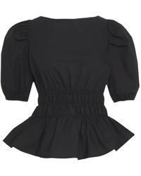 Pinko - Overhemden ,Zwart ,Joandra Top - Lyst