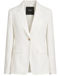 Pinko - Jassen ,Wit ,Effie Blazer - Lyst