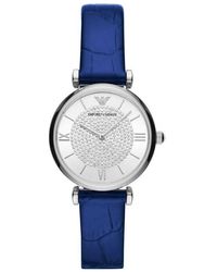 Emporio Armani Horloges - - Dames - Blauw