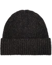 Acne Studios - Korval Wool Blend Beanie - Lyst