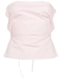 MSGM - Sleeveless Tops - Lyst