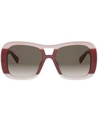 Celine - Accessoires ,Veelkleurig ,Cl 40331U Triomphe Zonnebril - Lyst
