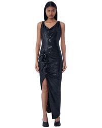 Vivienne Westwood - Sequined Cowl Neck Gown - Lyst