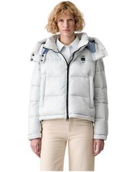 Blauer - Jassen ,Blauw ,Nylon Gloria Jas - Lyst