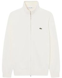 Lacoste - Trui Met Hoge Hals En Rits - Lyst