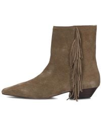 Toral - Taupe Wildleder Stiefeletten Linette - Lyst