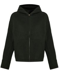 Acne Studios - Jassen ,Groen ,Wol Cashmere Jas Met Capuchon - Lyst