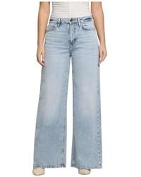 Guess - Wide Jeans - Lyst