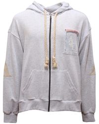 Al Ain - Hoodies & Sweatvesten ,Grijs ,Azkx S802 Greek Hoodie Zip - Lyst