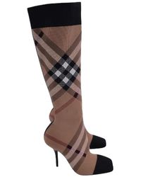 Burberry - Shoes > boots > high boots - Lyst
