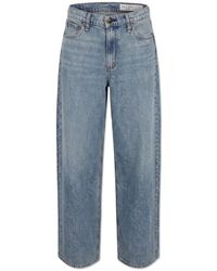 Rag & Bone - Jeans ,Blauw ,Katoen Sofie Wide-Leg Jeans - Lyst