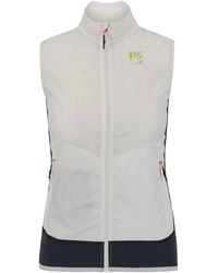 Karpos - Fitness ,Wit ,Blauwe Ombre Lavaredo Vest - Lyst