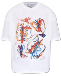 Etudes Studio - T-shirt mit grafikdruck études - Lyst