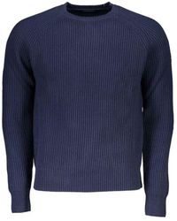 North Sails - Umweltfreundlicher blauer pullover mit kontrastdetails - Lyst