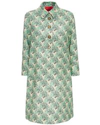 La DoubleJ - Kleedjes ,Groen ,Katoen Short Artemis Dress - Lyst