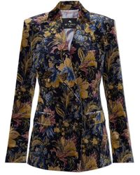 Etro - Fluwelen Blazer - Lyst
