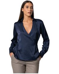 Kocca - Soft Wrap Around Blouse - Lyst