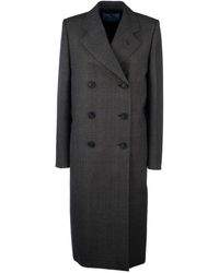 Prada - Double-Breasted Coats - Lyst
