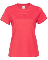 Pinko - Casual Katoenen T-Shirt - Lyst