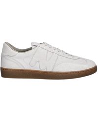MSGM - Wildleder-Sneaker Mit Niedrigem Schaft - Lyst