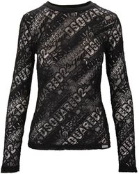 DSquared² - Long Sleeve Tops - Lyst