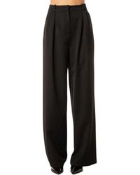 ACTUALEE - Broeken ,Zwart ,Polyester Pantalone Con Strass - Lyst