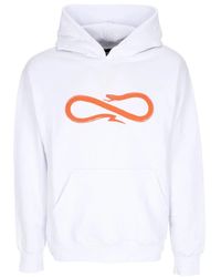 Propaganda - Hoodies & Sweatvesten ,Wit ,Katoen Lichtgewicht Logo Hoodie Wit - Lyst
