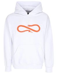 Propaganda - Hoodies & Sweatvesten ,Wit ,Katoen Lichtgewicht Logo Hoodie Wit - Lyst
