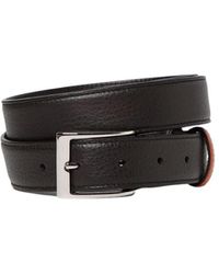 Hogan - Accessoires ,Bruin ,Leer Klassieke Leren Riem Met Gesp - Lyst