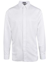 Dior - Camicia bianca classica manica lunga - Lyst