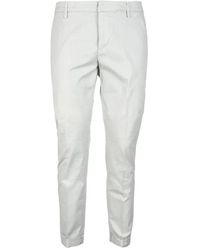 Dondup - Broeken ,Blauw ,Katoen Gaubert Broek Met Ritszakken - Lyst