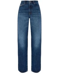 DIESEL - Straight Jeans - Lyst