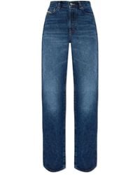 DIESEL - Straight Jeans - Lyst
