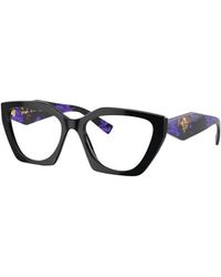 Prada - Irreguläre Cat-Eye Sonnenbrille - Lyst