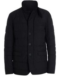 Herno - Blauwe Windstopper Blazer Gemoderniseerde Stijl - Lyst
