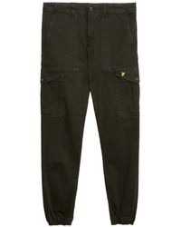 Lyle & Scott - Broeken ,Groen ,Stijlvolle Herenbroeken Voor Elke Gelegenheid - Lyst