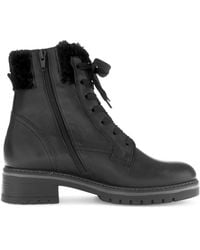 Gabor - Schwarze geschlossene booties stiefeletten - Lyst
