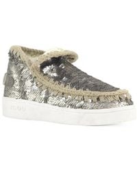 Mou - Schoenen ,Grijs ,Katoen Summer Eskimo Sneaker - Lyst