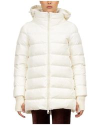 Herno - Jassen ,Wit ,Nylon Down Jacket - Lyst