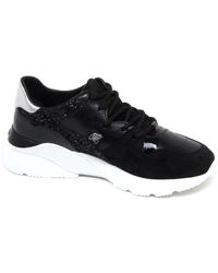 Hogan - Schoenen ,Zwart ,Leer Glitter Active One N.Sport Style Schoen - Lyst