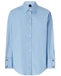 Pinko - Overhemden ,Blauw ,Camicia - Lyst