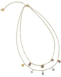 Guess - Accessoires ,Geel ,Secret Garden Ketting - Lyst