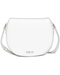 Replay - Tassen ,Wit ,Polyester Polyethyleen Handtas Met Polyester Voering - Lyst