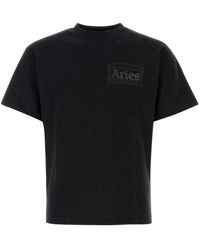 Aries - Schwarzes temple t-shirt - Lyst