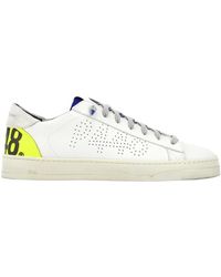 P448 - Weiße sneaker mit fluoreszierenden details - Lyst